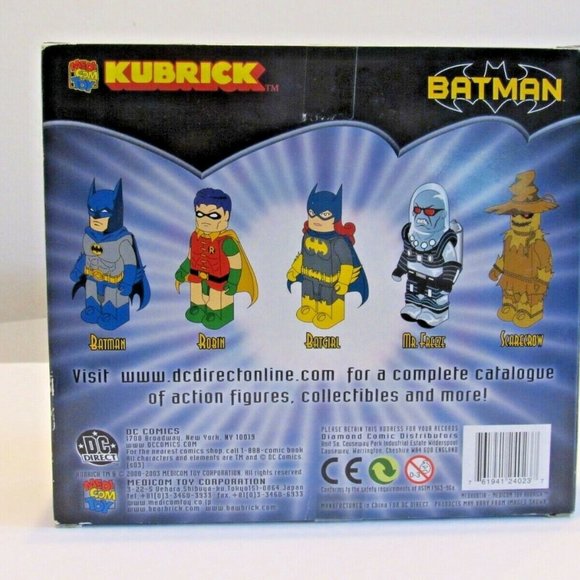 Batman Kubrick Medicom DC Direct 5 Figures Robin Scarecrow Batgirl Scarecrow NIB - Picture 1 of 7